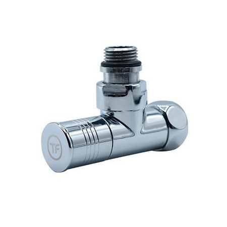 Вентиль для полотенцесушителя Thermofix (угловой,маховик крест, 1/0*3/4 г/г)