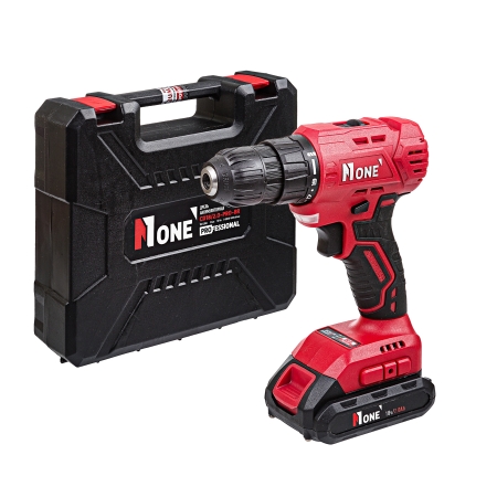 Шуруповерт Number one CD18/2,0-PRO-BR(18V,2.0A/h,2скор,2акк,LEDподсвет,фикс.шпинд,кейс)
