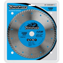 Диск алмазный сплошной турбо  230*22,23*7,5*2,4мм. сухой рез  DIAFORCE TURBO BASIC