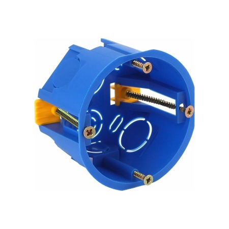 Подрозетник С3Е3 синий (гипс)