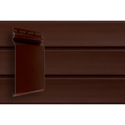 Сайдинг Natural-Брус S7 GL Акрил Темный дуб 0,182*3,0 м