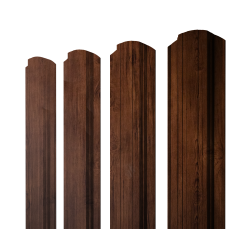 Штакетник Прямоугольный фигурный 0,4 Print Premium Cherry Wood Fresh TwinColor