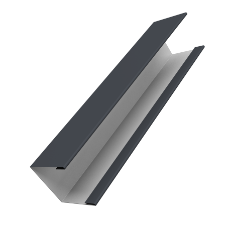 Крышка жалюзи Milan Slim 0,5 PurPro RAL 7024 мокрый асфальт (3м)