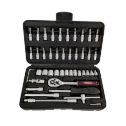 Набор инструментов MaxPiler (46 предмета,1/2 и 1/4CrV)