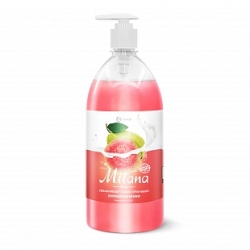 Крем-мыло жидкое увлажняющее Milana гуава (флакон 1000 мл)