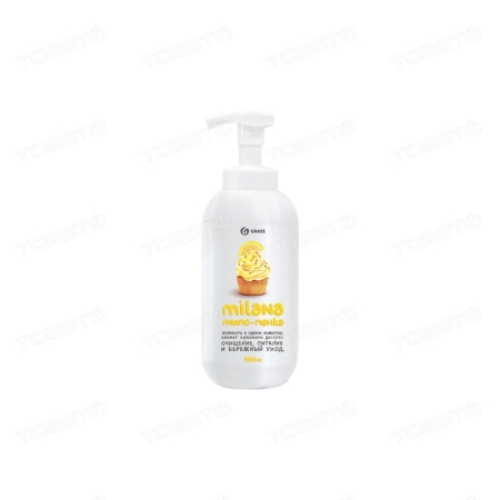 Жидкое мыло Milana мыло-пенка сливочно-лимонный десерт (флакон 500 мл) 125332