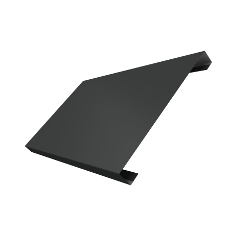 Ламель лицевая 200 забора жалюзи Texas 0,45 PE с пленкой RAL 7016 антрацитово-серый