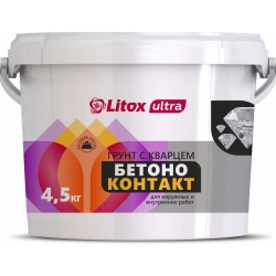 Грунтовка Бетоноконтакт Litox Ultra 4,5 кг ЛИТОКС