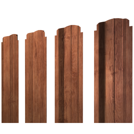 Штакетник П-образный В фигурный 0,45 Print Premium Rowan Wood Intense FTC