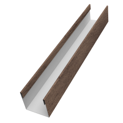Стойка жалюзи Milan Slim 0,45 Print Premium Almond Wood Fresh (2,5м)