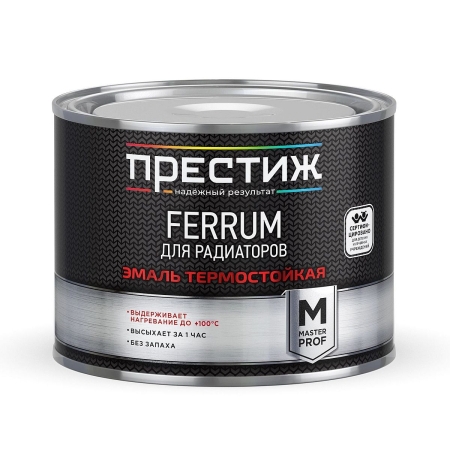 Престиж Эмаль термостойкая Ferrum для радиаторов Белая 0,4