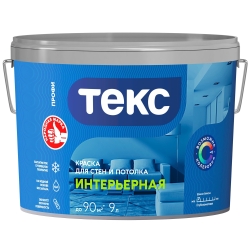 ТЕКС Краска Профи акрилатная фасадная  супербелая 9 л 700001191