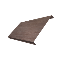 Ламель обратная 200 забора жалюзи Texas 0,45 Print Elite с пленкой White Wood TwinColor