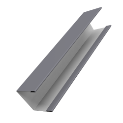 Крышка жалюзи Milan Slim 0,45 Drap TX RAL 7004 сигнальный серый (2,5м)