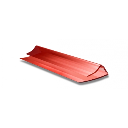 Планка торцевая 6 мм Красный 2,1 м