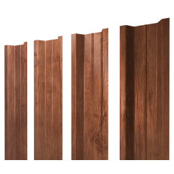 Штакетник П-образный В с прямым резом 0,45 Print Premium Rowan Wood Intense FTC
