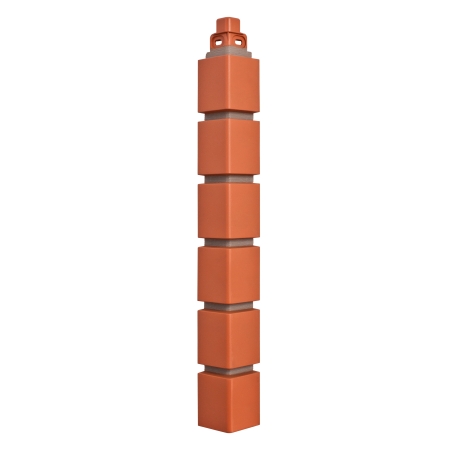 Наружный угол Альта-Профиль Кирпич Клинкерный Красный малый 460*50*21