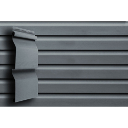 Сайдинг корабельная доска D4.4 GL Акрил Графит 0.224 * 3,6 м