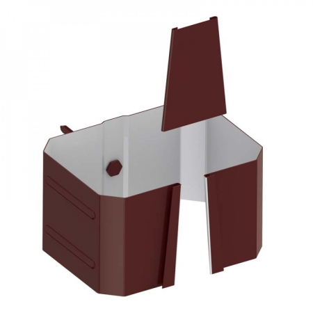 Держатель трубы Профи - RR 32 Тёмно-коричневый