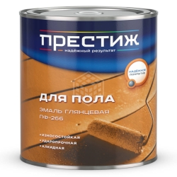 Престиж Эмаль ПФ-266 желто-коричневая 1,9 кг