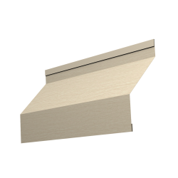 Ламель забора жалюзи Milan new 0,45 Print Elite с пленкой Milky Wood TwinColor