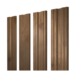 Штакетник Twin с прямым резом 0,45 Print Premium Pine Wood Fresh