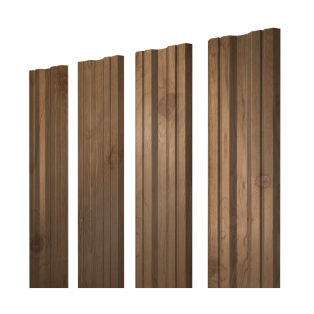 Штакетник Twin с прямым резом 0,45 Print Premium Pine Wood Fresh
