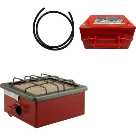 Газ горелка Сибирячка ГИИ-2,3 в чемодане красная