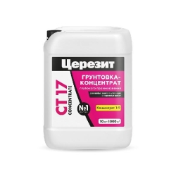 Грунтовка-концентрат глубокого проникновения CERESIT CT17 10 л