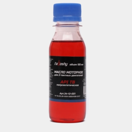 Средство для смазки 2Т двигателей полусинтетика API TB. 0,1 л Tahoshy(40),cинее№1