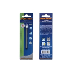 Сверло по стеклу ПРАКТИКА Профи V-тип 8х80мм