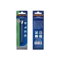 Сверло по стеклу ПРАКТИКА Профи V-тип 10х90мм