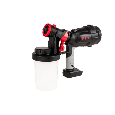 Краскораспылитель аккумуляторный P.I.T. PSG20H-900A SOLO (20В,700мл/мин,емк,900мл,давл 0,1-0,2 бар)