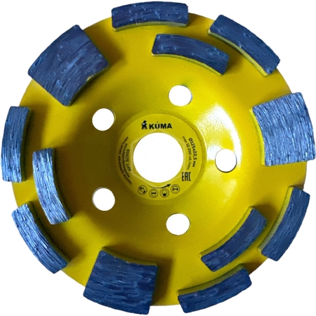 KUMA Чашка алмазная зачистная комбинированнаяя 125х22.5мм 12 се