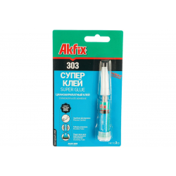Akfix 303 Супер клей цианокрилатный 3 гр.