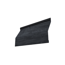 Ламель забора жалюзи Milan Slim 0,45 Print Premium с пленкой Grey Wood TwinColor