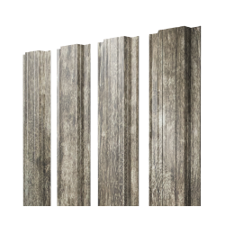 Штакетник Прямоугольный с прямым резом 0,45 Print Elite Nordic Wood TwinColor