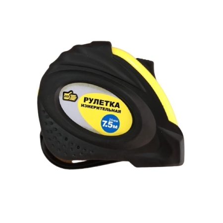 888 Рулетка  резинопластиковый корпус, 25мм*7,5м