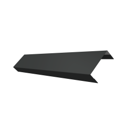 Ламель лицевая 50 забора жалюзи Texas 0,45 PE с пленкой RAL 7016 антрацитово-серый