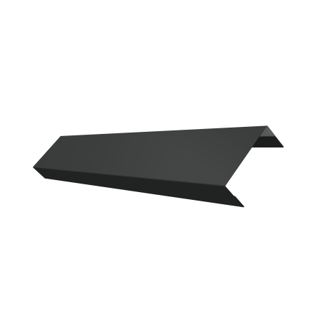 Ламель лицевая 50 забора жалюзи Texas 0,45 PE с пленкой RAL 7016 антрацитово-серый