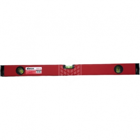 Уровень алюминиевый фрезерованный 600мм DERZHI  3 глазка,23606