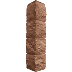 Наружный угол Альта-Профиль Туф ЭКО Терракотовый 580*150*45