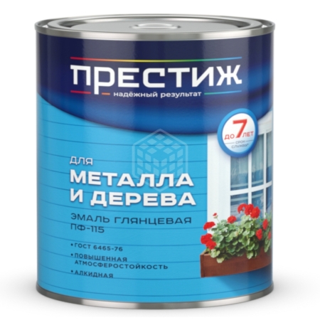 Престиж Эмаль ПФ-115 красно-коричневая 1,9 кг