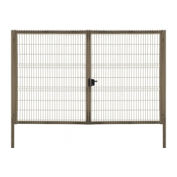 Ворота Profi Lock 2,03х4,0 м RAL 7040 серый
