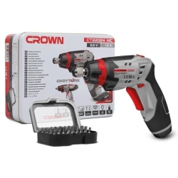 Аккумуляторный шуруповерт CROWN СТ22024 MC 1скорость, 200об/мин, 3,6В, 1,5А*ч