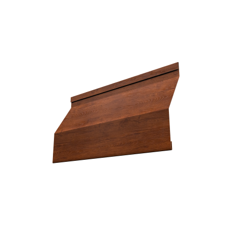 Ламель забора жалюзи Milan Slim 0,45 Print-Double Premium с пленкой Golden Wood Fresh