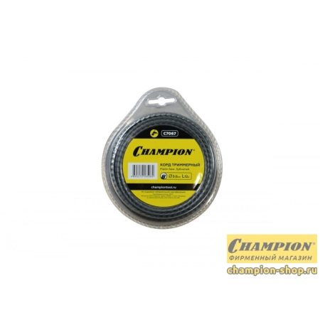 Корд трим. CHAMPION Platin Saw 3,0мм*12м (зубчатый) С7067