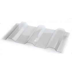Поликарбонат профилированный прозрачный Safplast МП/С-21 1,3*1051*6000 мм