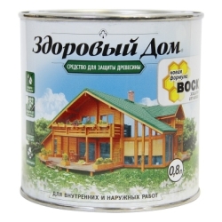 Здоровый дом деревозащитное ср-во Бесцветный 0,8 л Л-С 0007003
