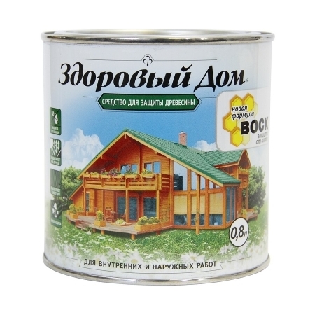 Здоровый дом деревозащитное ср-во Бесцветный 0,8 л Л-С 0007003